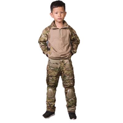 China Kids Army Combat Tactical Uniform Rip-Stop Military Children's Combat Hit Uniforms for sale