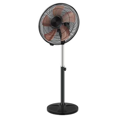 China Height Adjustable Black Spot Hotel Floor Fan Adjustable Fan for sale