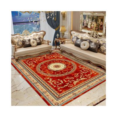 China Non Slip Household Home Living Room Area Distressed Custom Printed Vintage Turkish Carpets for sale