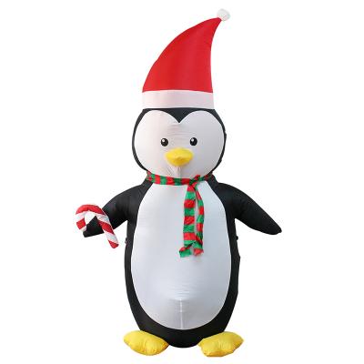 China Wholesale Inflatable Christmas Red Christmas Models Hat Penguin Decor Santa Claus Decor New Year Factory Decorations Inflatable Decoration for sale