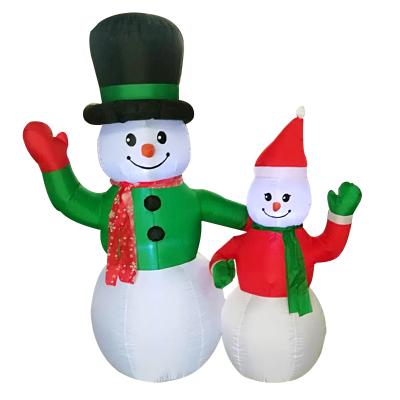 China Factory Direct Sales Inflatable Red Christmas Hat Snowman Models Inflatable Decoration for sale