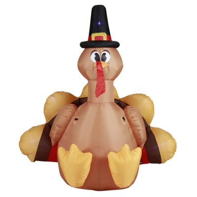 China Hot Selling Big Turkey Inflatable Ornament Thanksgiving Decorations Inflatable Decoration for sale