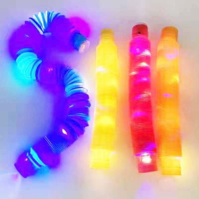 China 100% plush to light soft pop tubes for sale