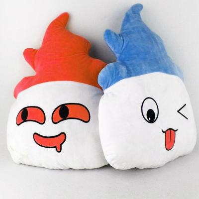 China Cartoon plush folded round stuffed animal pillow for promotion for decoration for gifts for sale