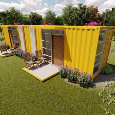 China Wholesale price modern custom cheap prefab modular homes villa flat pack container house for sale