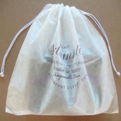 China BIODEGRADABLE white non woven twine bag for sale