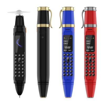 China Dual SIM Card BM111 KO7 Plus Pen Shape Mini Mobile Phone 0.96 Inch Screen Open Mini Cell Phone Pen Design With 1000mAh Battery for sale