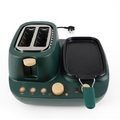 China Household Multifunctional Breakfast Maker with Grill and Toaster Cooker Pot for sale