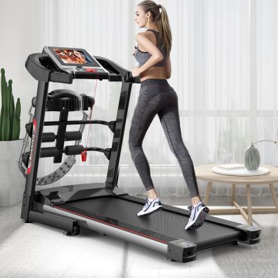 China Home Indoor Home Use Big Screen Connectivity Small Foldable Electric Fitness Treadmill for sale