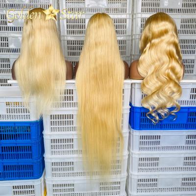 China Feature Wholesale 613 HD Full Lace Wig Hair,Platinum Blonde 613 Transparent Lace Frontal Wig,13x4 13x6 613 Virgin Lace Front Wig for sale