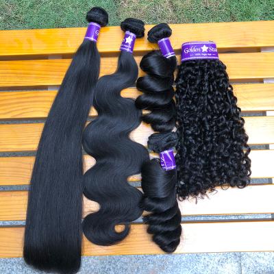 China Feature 100% Unprocessed Brazilian Hair Bundles Body Wave Virgin Hair Extensions Natural Color Brazilian Hair Supplier for sale