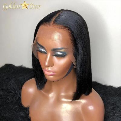 China Feature Bob Wigs 100 Hair,Short Curly Bob Wigs Human Hair Lace Front,Brazilian Colored Women Bob Lace Front Wig For Short Hair for sale