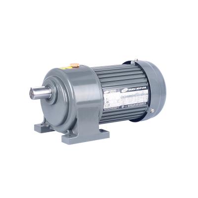 China High Torque Ac Electric Horizontal Type Gear Motor 5hp single Phase 200W Te koop