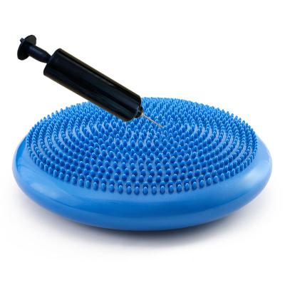 China Balance Trainer Strengthen Core Stability Extra Thick PVC Inflated Massage Balance Mat Disc For Exercise for sale