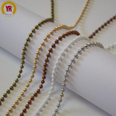 China Minimalist 4.5mm Metal Ball Chain Bead Chain Shade Te koop