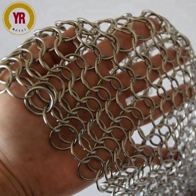 Китай Corrosion Resistance Wholesale Cheap Metal Chainmail Mesh Fabrics продается