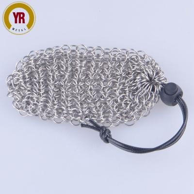 China Wholesale security metal gambling dice chainmail bag for sale