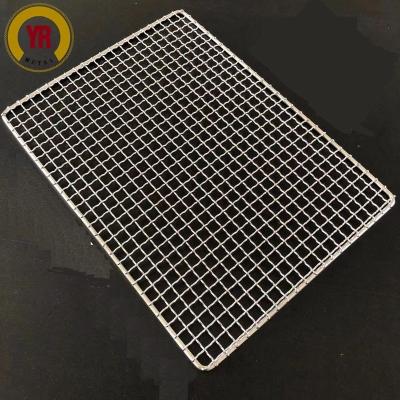 China Wholesale Corrosion Resistance Stainless Steel Square Metal Barbecue Grill Mesh for sale