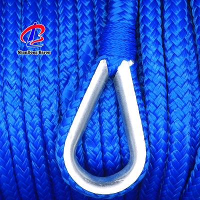 China Eco - Friendly Durable Polyester Double Braided Performance Rope 12mmX15m for sale