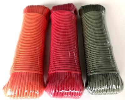 China Outdoor Sports Outdoor Survival 3mm 15M Polyester 32 Strand Rope for sale