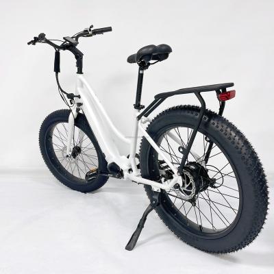 China City Electric Bike 48V 500w EBIKE E Urban Commuting Electric Bicycle For Adults Comfortable Fat Tire 48V 12.8ah 26x4.0