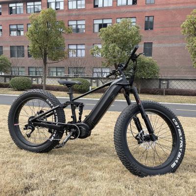 China Moutain Mountain Bike Electric Bicycle 2022 Full Suspension 1000W 48V 17.5AH Mtb Electric Bike All Terrain Off Road Electric Mountain Bike for sale