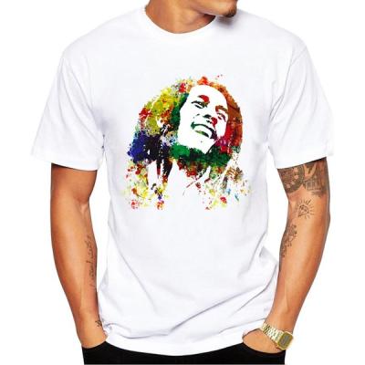 China 2021 new Anti-wrinkle 3d designs printed Bob Printed T-shirt new style music men's fashion T-shirt men's T-shirt for sale