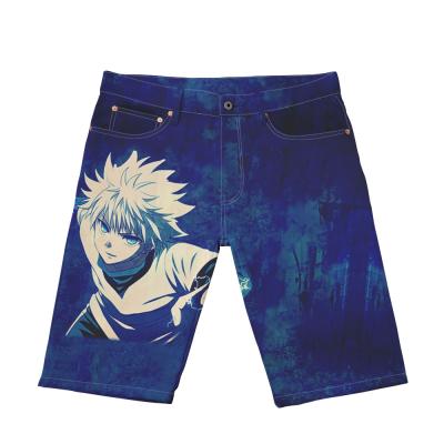 China New Style Hunter X Hunter Jeans QUICK DRY Shorts For Women Men Factory Unisex Fashion Shorts Manufacturer-Supplier Directly for sale