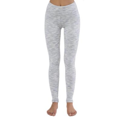 China Antibacterial Polyester Spandex Heather Gray Women Yoga Gaiters for sale