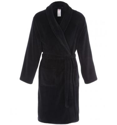 China Breathable Velvet Brushed Mens Bathrobe Pajamas Dressing Gown for sale