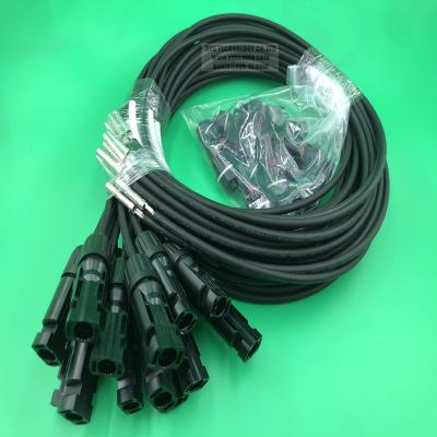 China Custom Motorcycle Cable Connector Female Panel Mount Solar Cable for sale