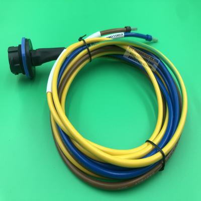 China New Energy Custom Electronic Wire Harness M25 50A 3P Panel Mount Switch To Output Ground Cable for sale