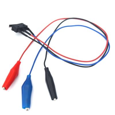 China 1007 22AWG 35mm Custom High Quality Electronic Clip Test Cable For Automotive Application Wiring for sale