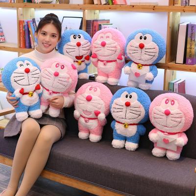 China Kids Gift Kawaii Soft Stuffed Animal Valentines Christmas Gift Promotion Cartoon Doraemon Doll Tinker Bell Blue Fat Robot Cat Plushie Toy for sale