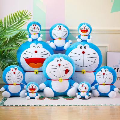 China Kids Gift Kawaii Soft Stuffed Animal Valentines Christmas Gift Promotion Cartoon Doraemon Doll Tinker Bell Blue Fat Robot Cat Plushie Toy for sale