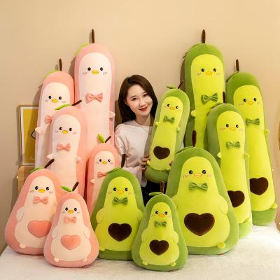 China Kids Gift Hot selling New Design Lovely Bedtime Toys Avocado throw pillow plush toy girl sleeping long clip leg doll large size cushion for sale