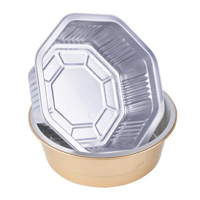 China Eco-friendly Disposable Food Grade Goods Aluminum Foil Action Pack Food Container, Aluminum Foil Baking Tray for sale