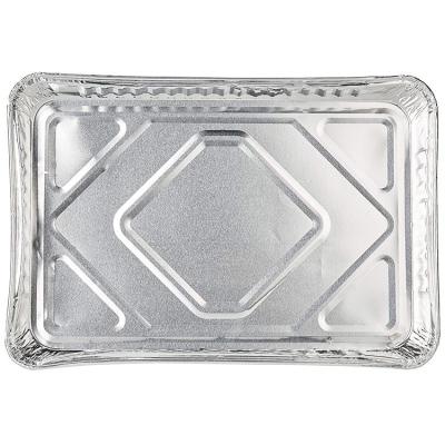 China Eco - Friendly Food Grade Household Foil Tray Takeaway Food Aluminum Foil Container for sale