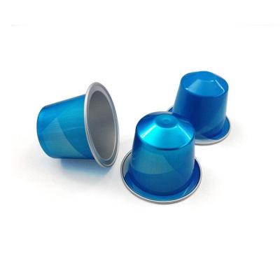 China Wholesale Aluminum Coffee Tea Nespresso Coffee Capsules For Coffee Machine for sale