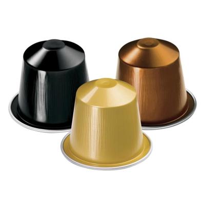 China Custom Aluminum Pod Seal Coffee Tea Size Compatible Coffee Capsules Lid For Nespresso for sale