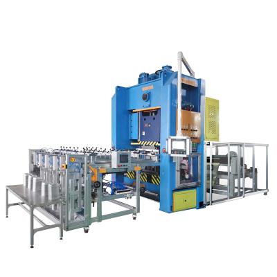 China Hotels Guangdong Manufacturers Custom Production Automatic Aluminum Foil Container Lid Making Machine Hardware Production Line for sale