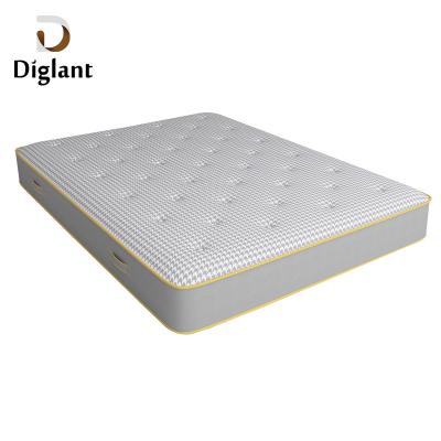 China D114 Double Spring Pocket Latex Single Hybrid Memory Foam Queen Size Mattress Cooling Wholesale Manufacturer for sale