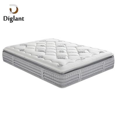 China Chinese LIN-014 Diglant Coil Royal Soft Sleep Manufacturer Memory Foam Spring Cooling Mattress for sale