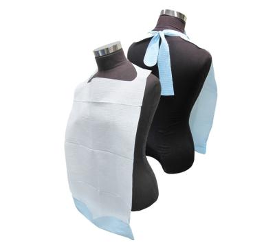 China Disposable Nursing Home Bib Disposable Adult Paper Bib/Poly Bibs Disposable Nursing Home Apron Cloth for sale