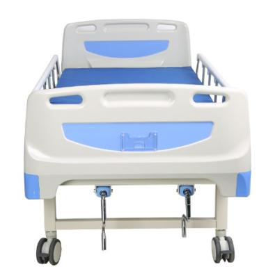 China Wholesale Economic Medical Clinic Two Function Manual Hospital Bed 2 Crank Patient For Sick for sale