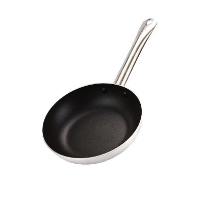 China CLASSIC Factory directly wholesale cookware set Carbon Steel 20cm black nonstick frying pan for gas and induction cooker for sale