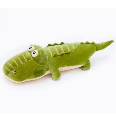 China Niuniu Daddy 24.8in/63cm Soft Crocodile Simulation Skin Plush Toy Unstuffed Animals Plush Toy Skins Boy's Gifts Toy for sale