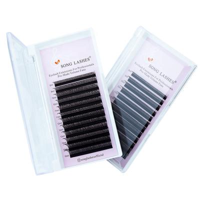 China Wholesale High Quality Eye Beauty Song Lashes 2D Effect Premade Fans Eyelash Weave Y-shaped Extension for sale