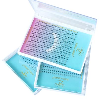 China Eye Beauty Song Lash Private Label Promade Fans Tapered Spikes Lash for sale