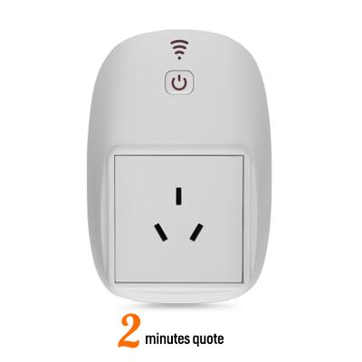 China Wholesale commercial simple portable remote control wifi home automation smart plug socket EU AU AU US AU for sale